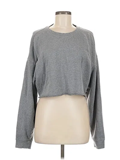 Pre-owned Wsly Sweatshirt In Gray
