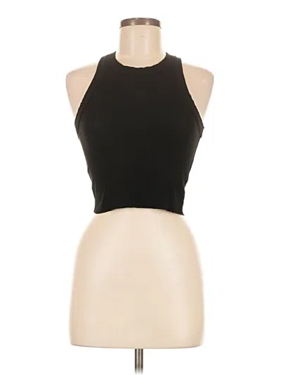 Pre-owned Wsly Tank Top Black Halter Neckline Tops