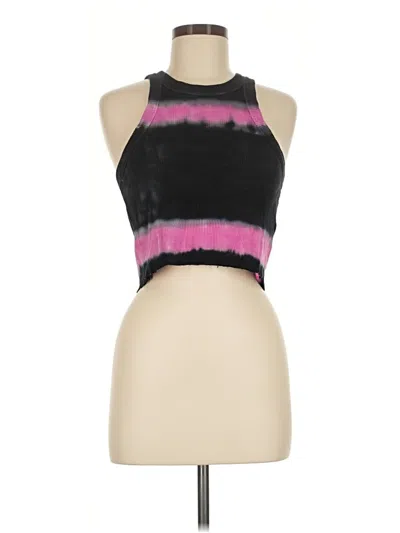 Pre-owned Wsly Tank Top Black Halter Neckline Tops
