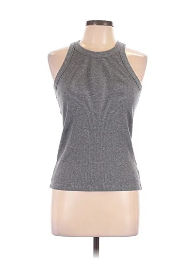 Pre-owned Wsly Tank Top Gray Halter Neckline Tops