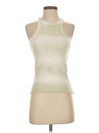 Pre-owned Wsly Tank Top Ivory Halter Neckline Tops