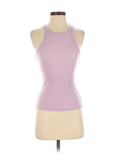 Pre-owned Wsly Tank Top Purple Halter Neckline Tops