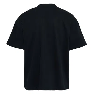 W/studio Heavy Tee Black Panda Red