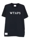 Wtaps Academy 01 Logo T-shirt In Blue