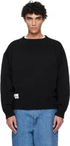 Wtaps Black Afa Crewneck In Black