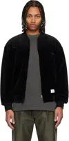 Wtaps Black Athletic Track Jacket In Black