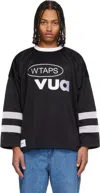 Wtaps Netminder Logo T-shirt In Black