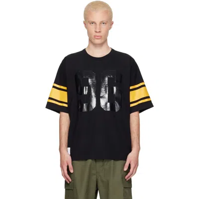 Wtaps Black Qb S/s Cotton T-shirt