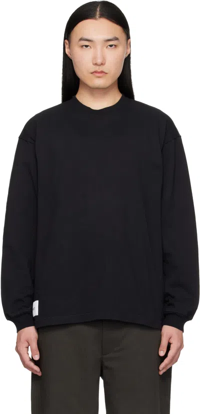 Wtaps Black Sign-yd Long Sleeve T-shirt