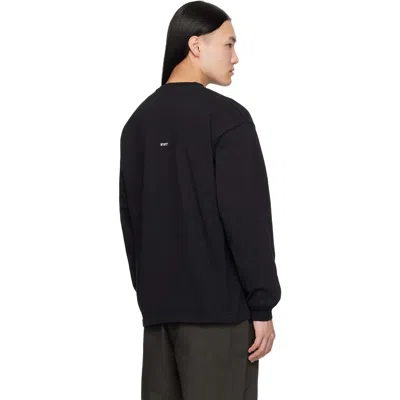 Wtaps Black Sign-yd Long-sleeved T-shirt