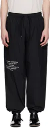 Wtaps Black Spst2002 Lounge Pants In Black