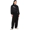 Wtaps Black Team Baseball Jacket In Black