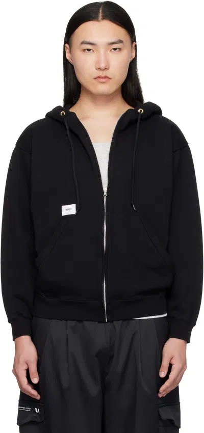 Wtaps Black Throwdy Zip Hoodie