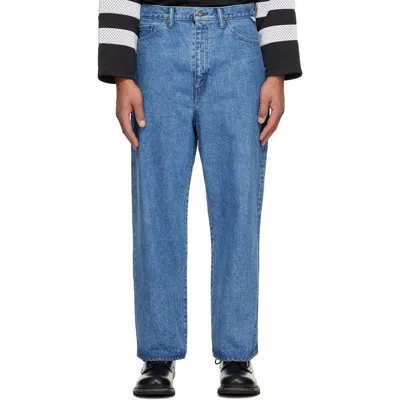 Wtaps Blue Blues Straight Jeans