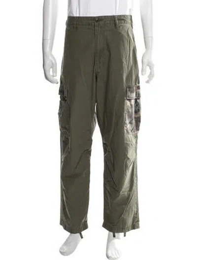 Pre-owned Wtaps Camouflage Print Cargo Pants In Green