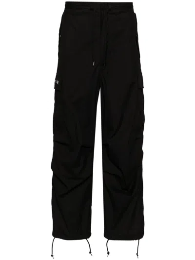 Wtaps Straight-leg Cargo Trousers In Black