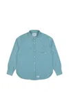 Wtaps Cb Long-sleeved Shirt In Blue