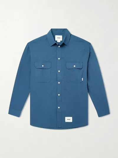 Wtaps Checked Seersucker Shirt In Multi