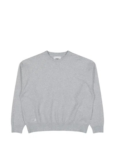 Wtaps Crew-neck Sweater In Gray