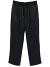 Wtaps Black Tapered Trousers In Black
