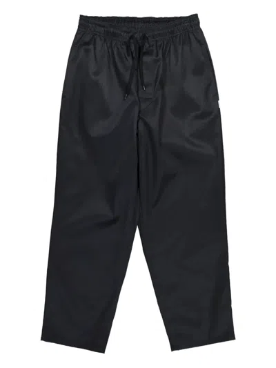 Wtaps Ctpl. Twill Drawstring-fastening Trousers In Black
