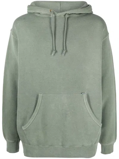 Wtaps Drawstring-fastening Hoodie In Green