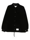 Wtaps Faux-suede Jacket In Black