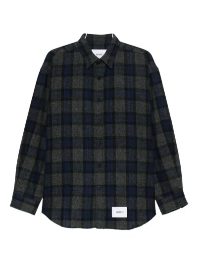 Wtaps Flannel Buttoned Shirt In Animal Print