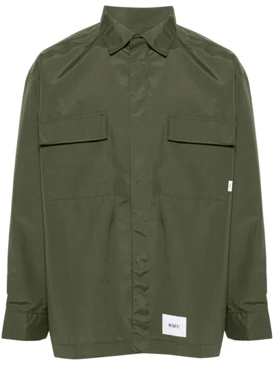 Wtaps 08 Button-up Shirt In Green