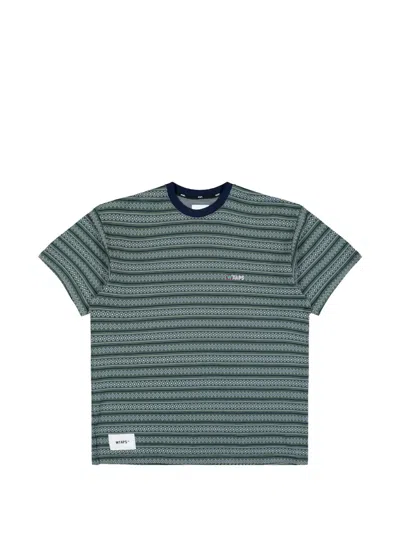 Wtaps Geometric-pattern T-shirt In Green