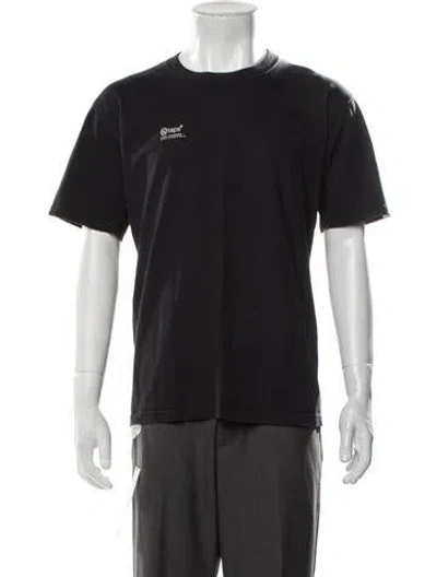 Pre-owned Wtaps Graphic Print Crew Neck T-shirt In Black/grey