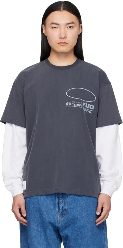 Wtaps Gray Sldr Long Sleeve T-shirt