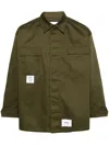 Wtaps Guardian Twill Shirt Jacket In Green