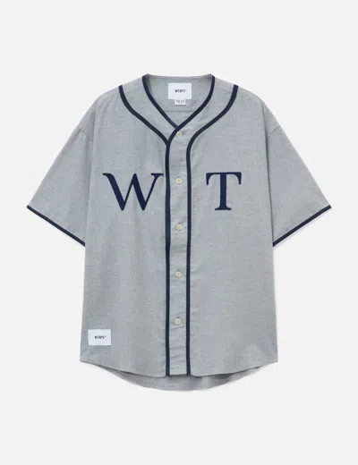 Wtaps Gray League S/s Cotton Twill Shirt