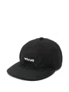 Wtaps Logo Baseball Cap In Black