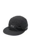 Wtaps Logo Camper Cap In Gray