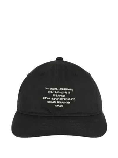 Wtaps Logo-embroidered Cap In Black