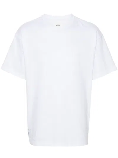 Wtaps Logo-patch Cotton T-shirt In White