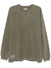 Wtaps Logo-patch T-shirt In Green