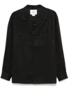 Wtaps Camp-collar Shirt In Black