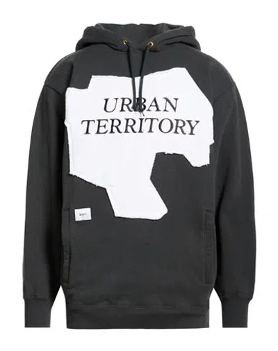 Wtaps Man Sweatshirt Lead Size 2 Cotton In Black