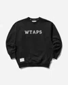 Wtaps Men S Academy Crewneck Sweatshirt In Black