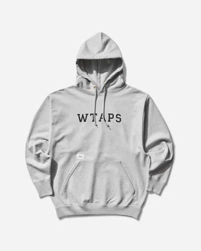 Wtaps Men S Academy Hoodie Ash Gray In Grey