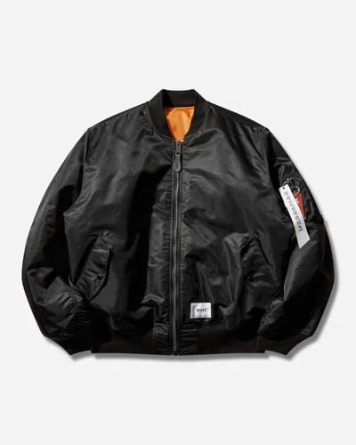 Wtaps Men S Alpha Industries Ma-1 Core Spec Jacket In Black