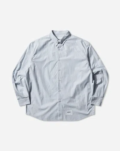 Wtaps Men S Bd 06 Longsleeve Shirt In Blue