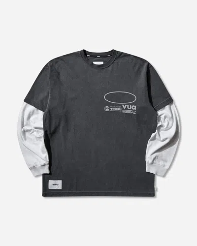 Wtaps Men S Sldr Longsleeve T-shirt In Gray