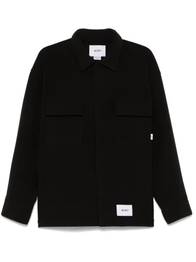 Wtaps Vert Drop-shoulder Shirt Jacket In Black
