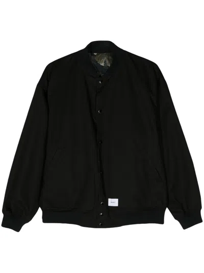 Wtaps Reversible Bomber Jacket In Black