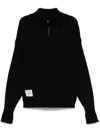 Wtaps Ribbed Sweater In Schwarz
