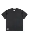 Wtaps Sign 02 Cotton T-shirt In Black